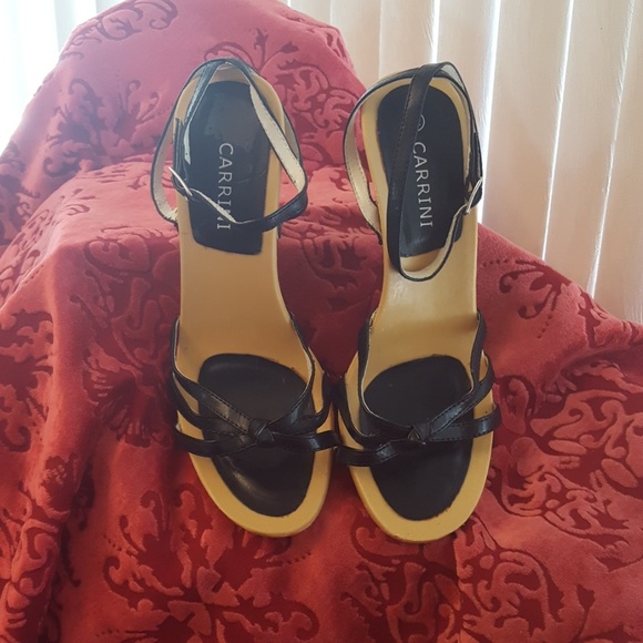 Carrini high heeled ankle strap sandals - Picture 3 of 8